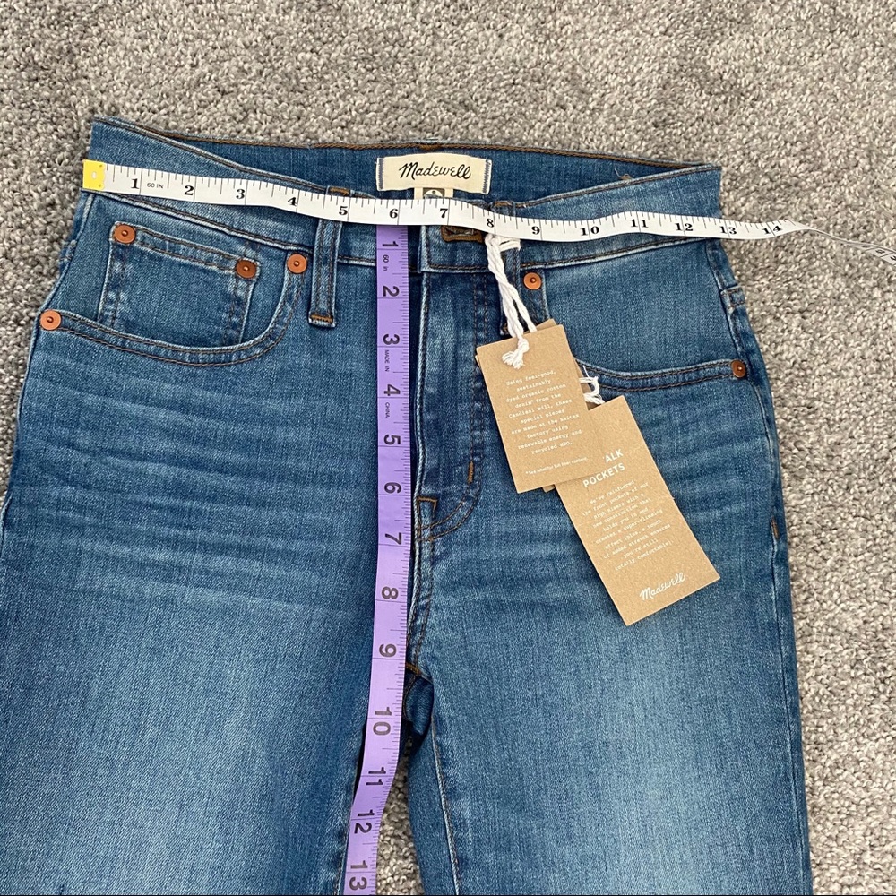 Madewell Cali Demi-Boot Crop Jeans NWT - Size 24 - Picture 8 of 16
